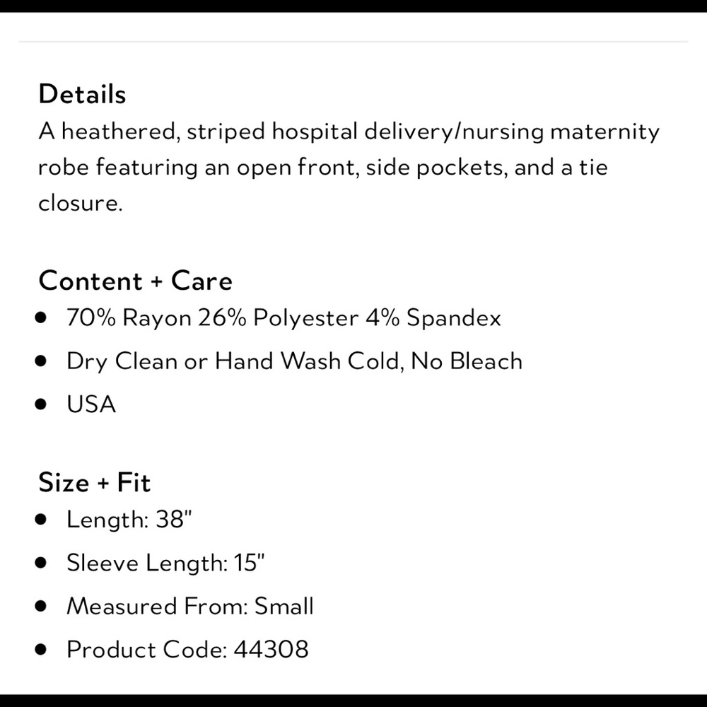 Pinkblush Maternity Robe - Picture 4 of 4